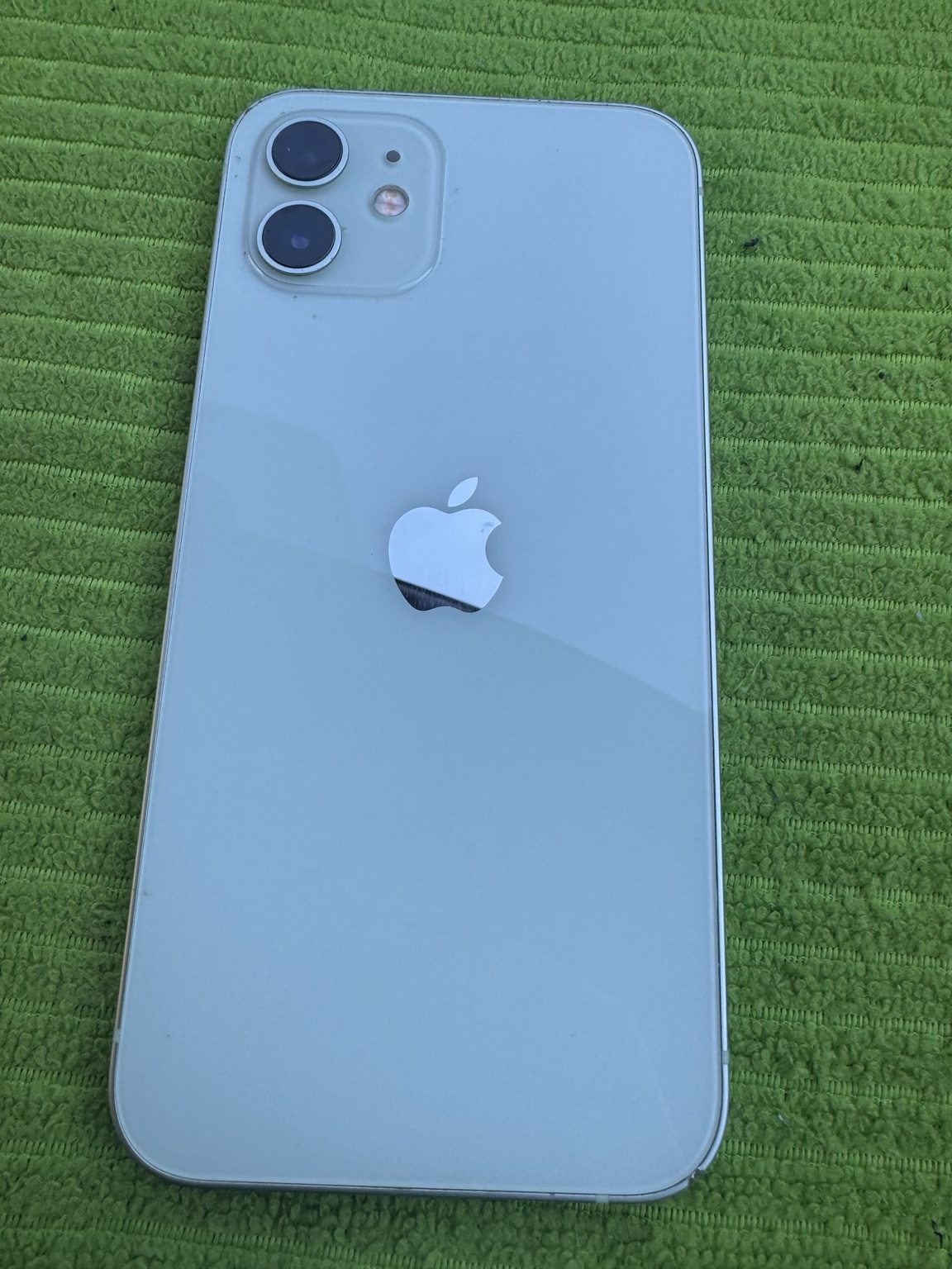 iPhone 12 back glass restored after repair