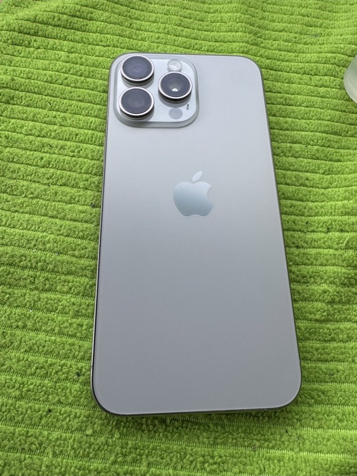 iPhone 15 Pro Max back glass after replacement in Calgary – real iMobile Calgary repair photo